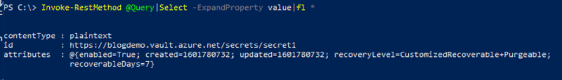 List Secrets