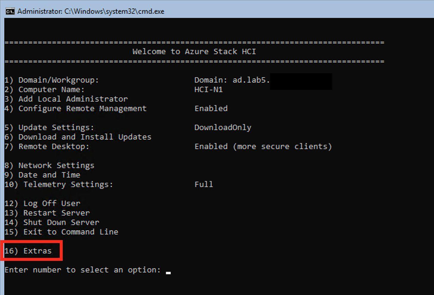 Extending SConfig in Azure Stack HCI 20H2